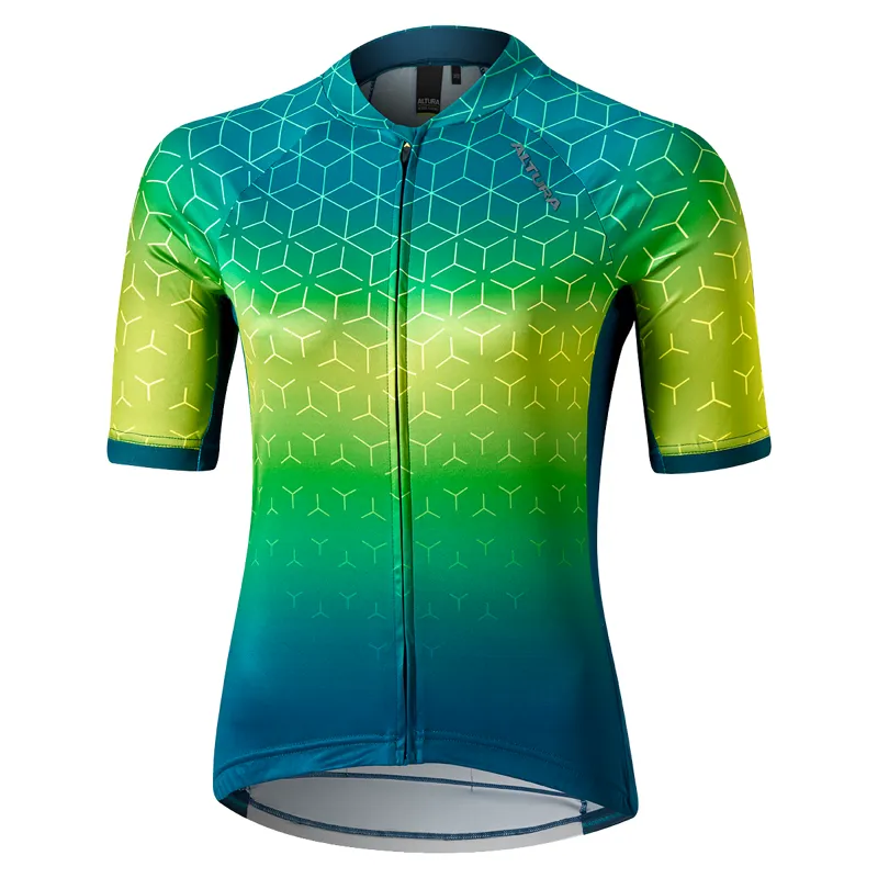 Altura Icon Womens Short Sleeve Jersey - Hex Green/Hi-Viz Yellow