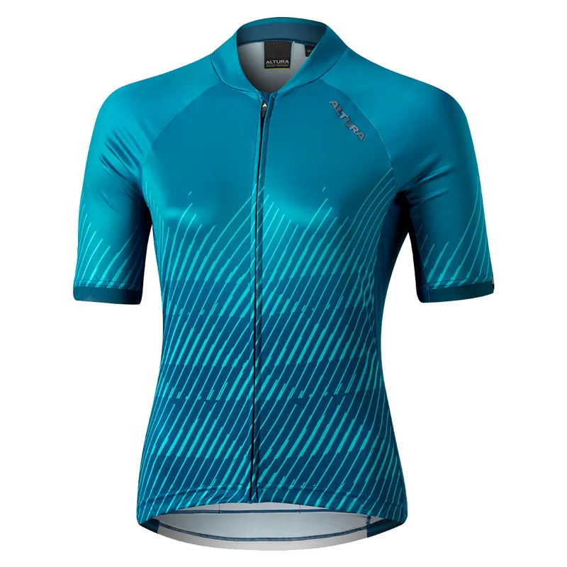 Altura Icon Womens Short Sleeve Jersey - Wave Blue/Teal