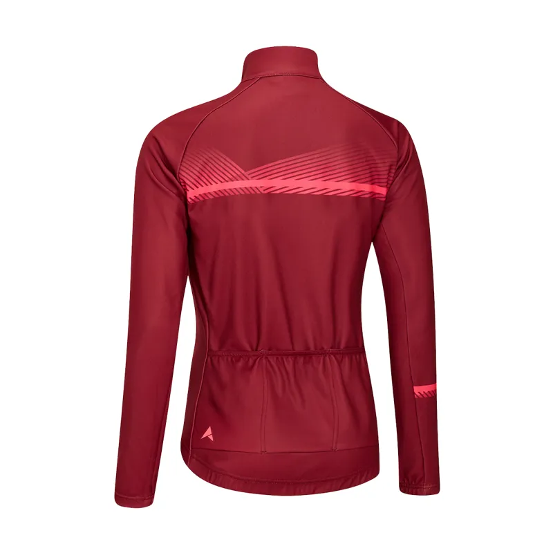 Altura Airstream Long Sleeve Womens Jersey - Red/Hi-Viz Pink-1