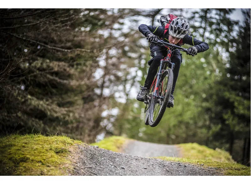 Frog MTB 72 26w 2025 Kids Bike - Metallic Grey/Neon Red-1