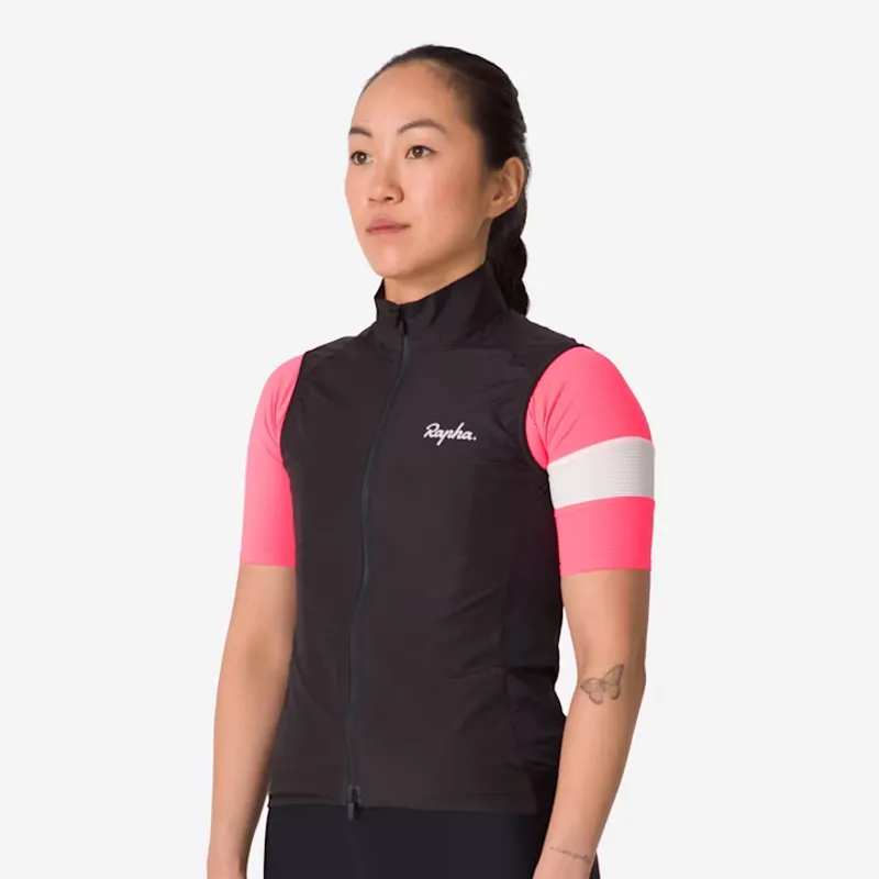 Rapha Core Women's Cycling Gilet - Black/White-3