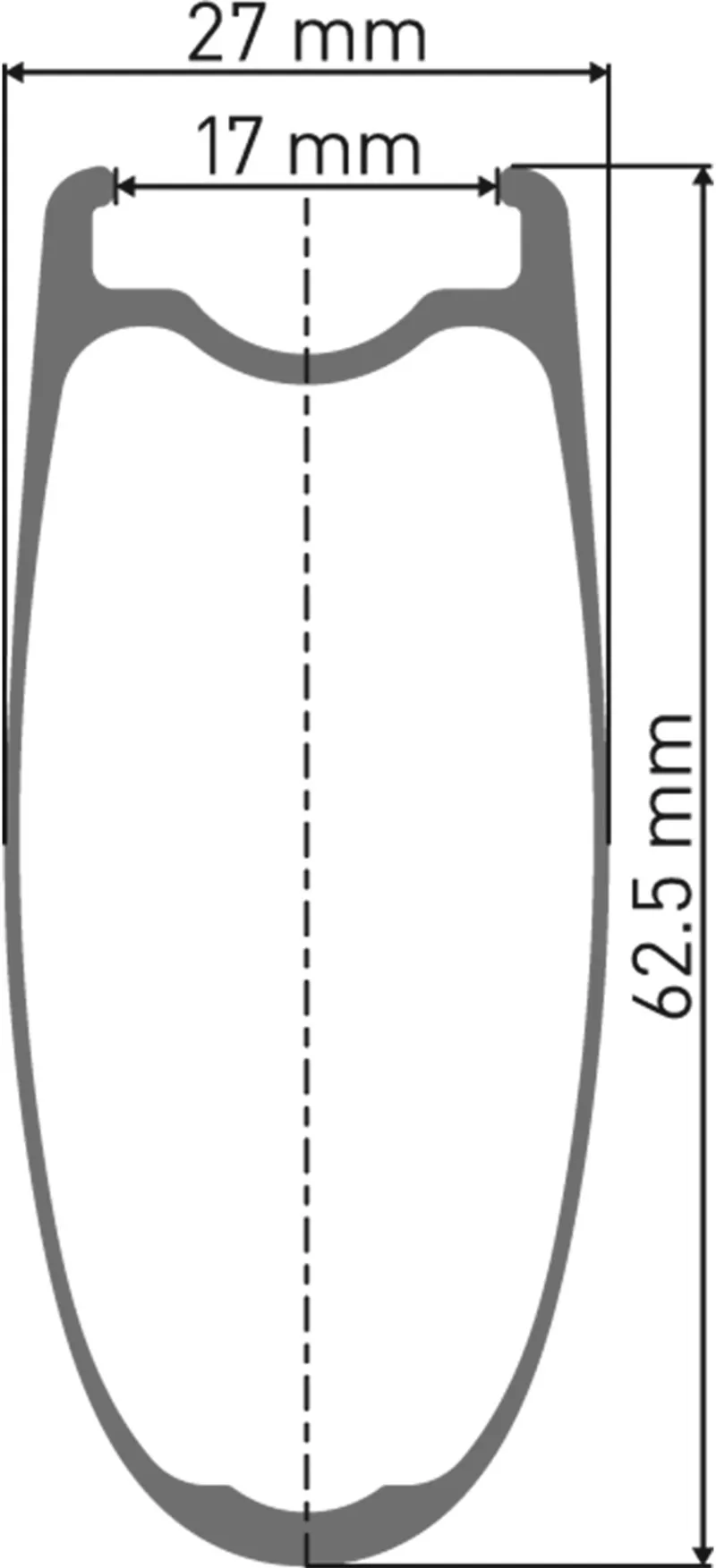 DT Swiss ARC 1400 DICUT 17mm Rim Carbon Clincher Front Road Wheel-3
