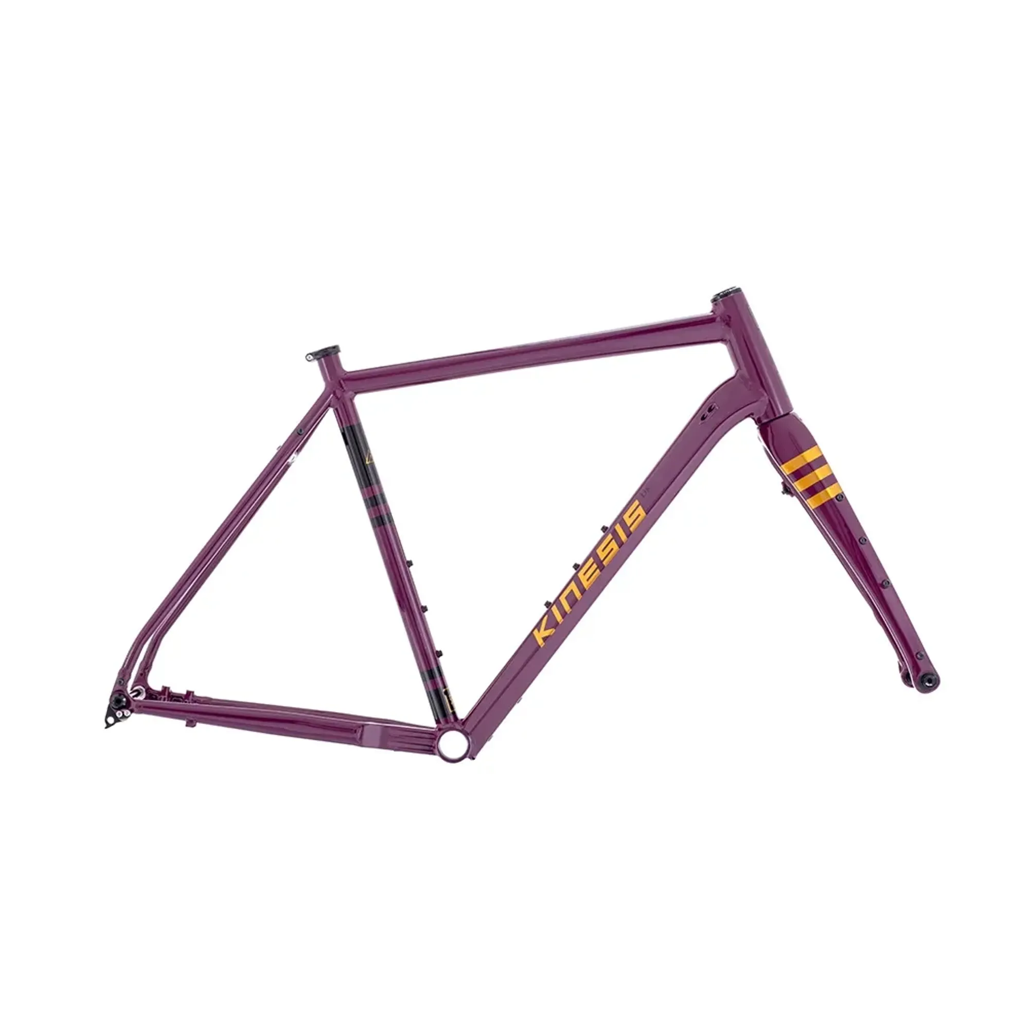 Kinesis Tripster AT Gravel Bike Frameset Dark Plum