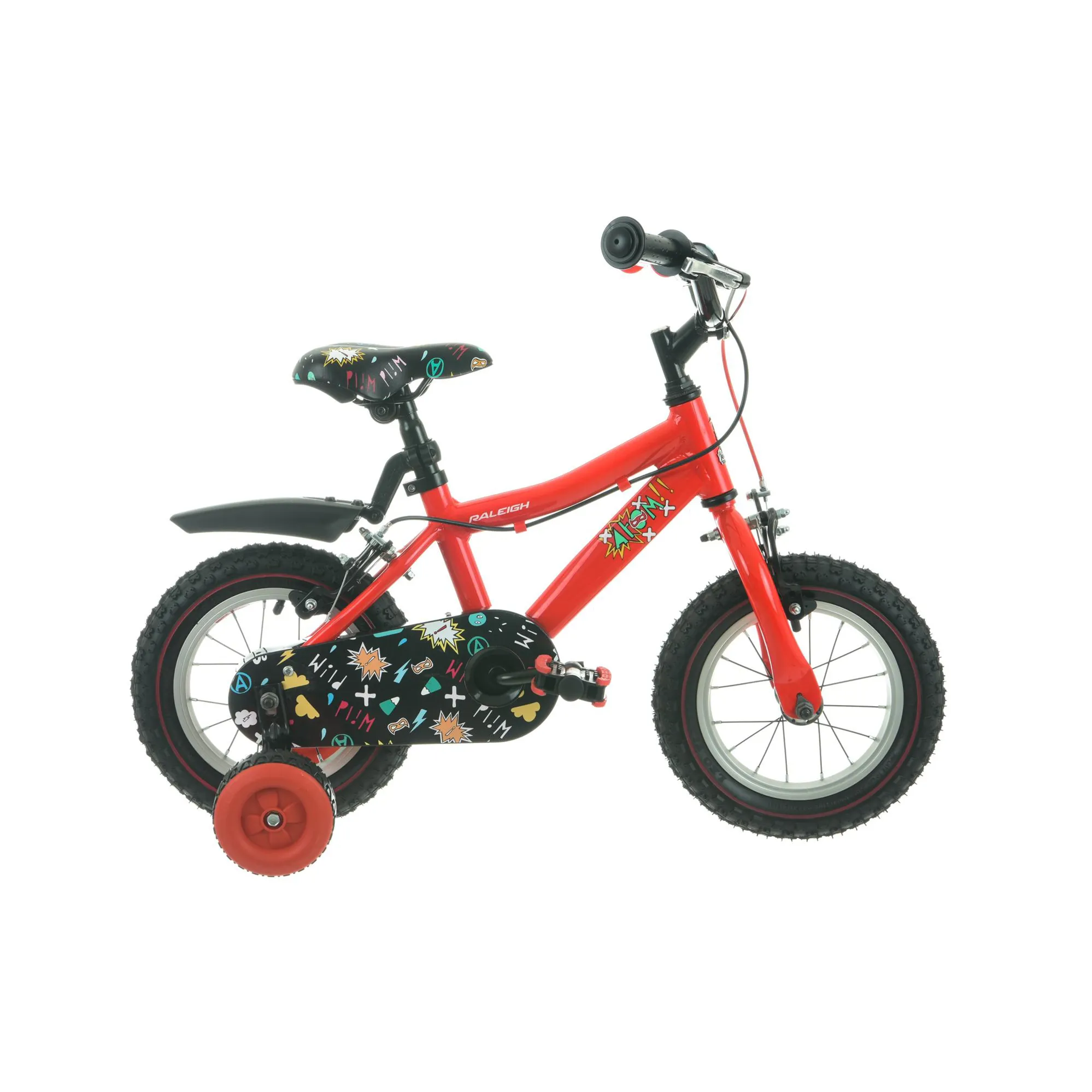 Raleigh Atom 12w 2019 Kids Bike Red