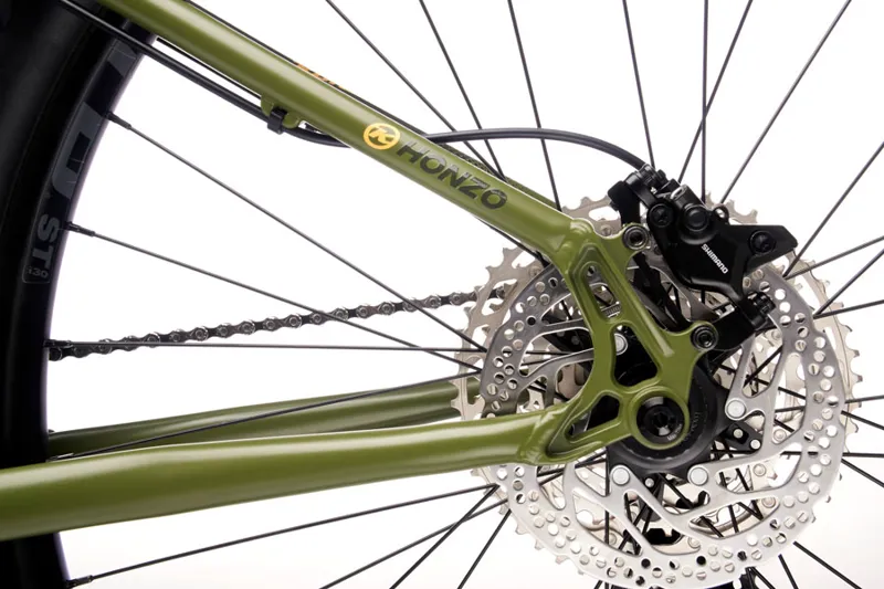 Kona Honzo 29er 2021 Hardtail Mountain Bike - Satin Fatigue Green-5