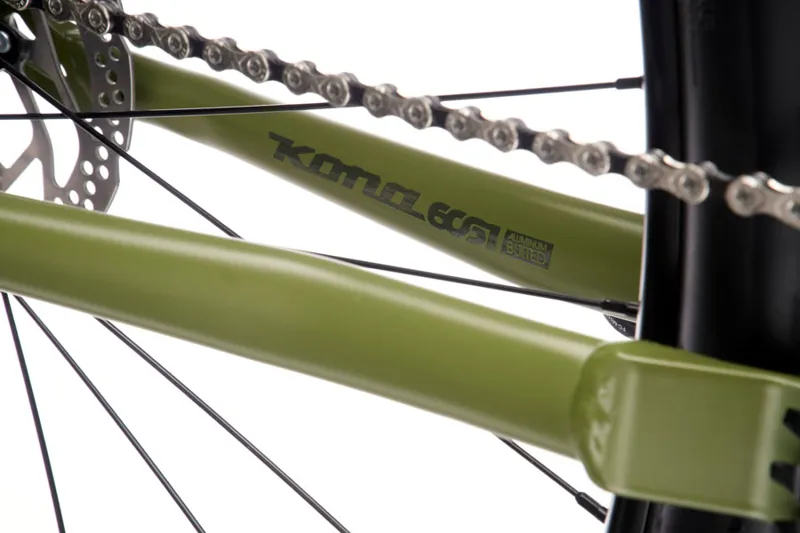 Kona Honzo 29er 2021 Hardtail Mountain Bike - Satin Fatigue Green-9