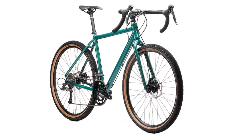 Kona Rove AL 650 2021 Gravel Road Bike - Gloss Canyon Green-1