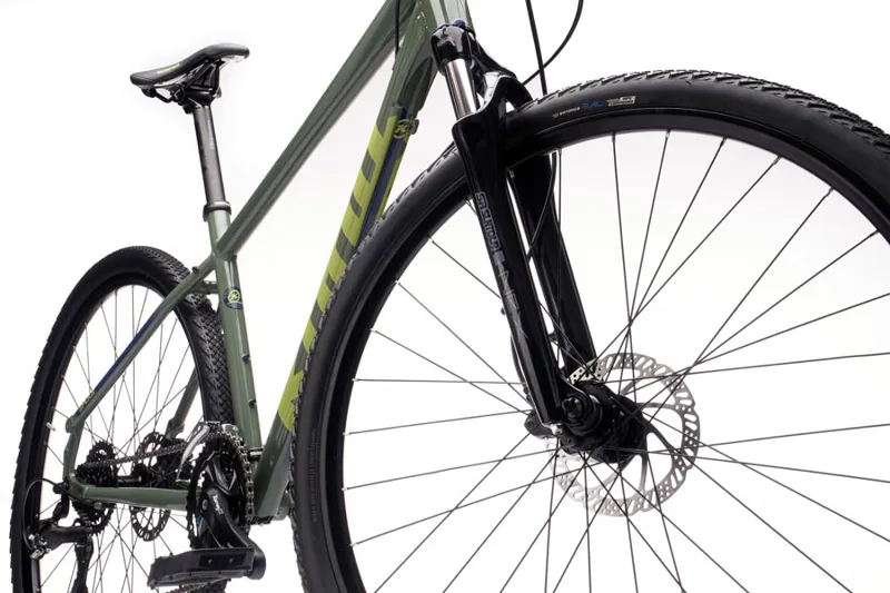 Kona Splice 2021 Hybrid Bike - Gloss Concrete Green-3