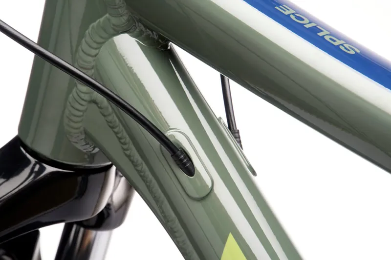 Kona Splice 2021 Hybrid Bike - Gloss Concrete Green-8