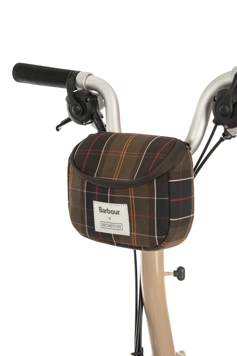 Brompton M6L Barbour Edition C Line Folding Bike - Amble Sands-9