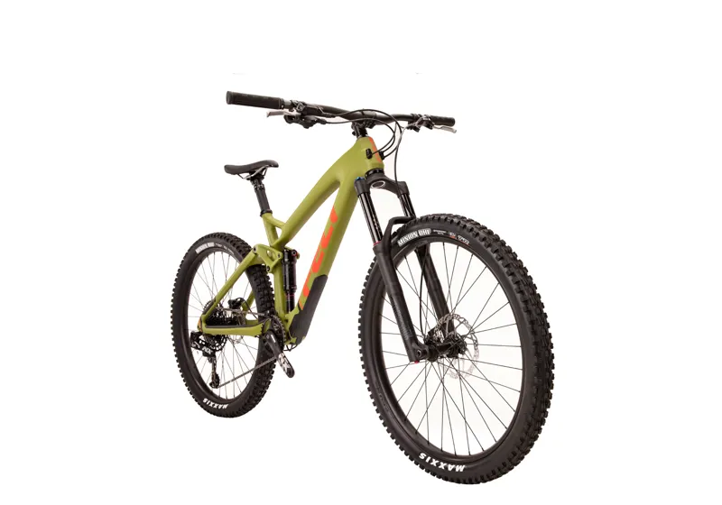 Felt Decree 5 27.5 2019 Full Suspension Mountain Bike - Olive-1
