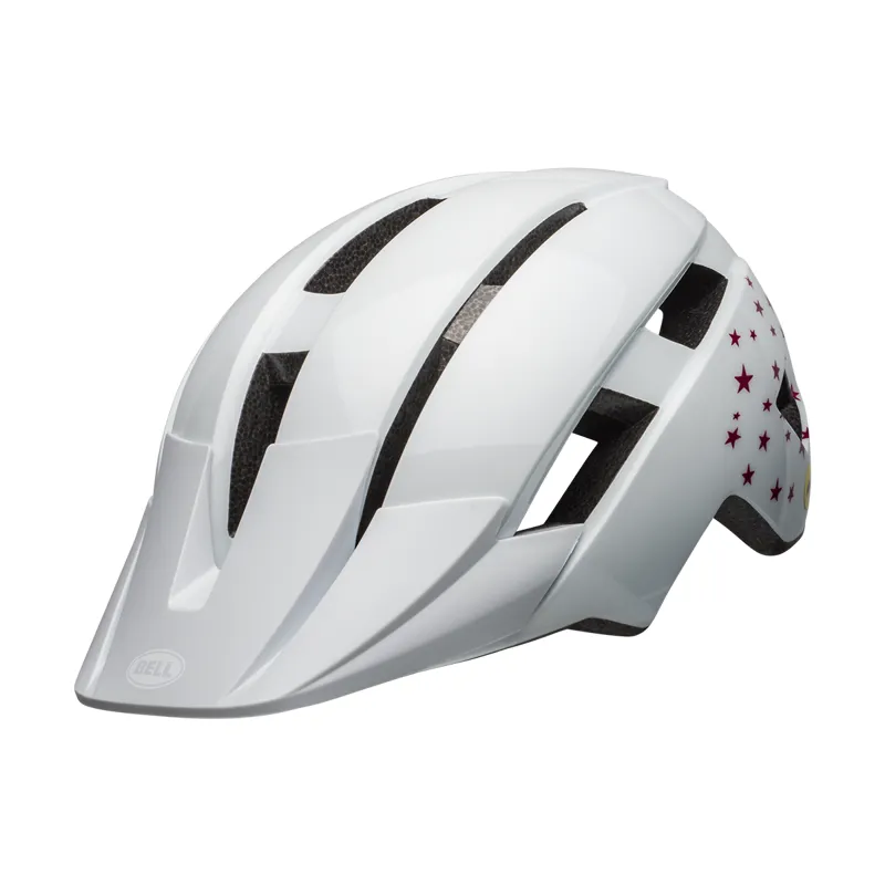 Bell Sidetrack II MIPS Youth Helmet 5057cm Stars Gloss White
