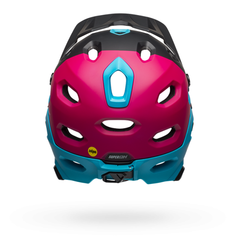 Bell Super DH MIPS Full Face MTB Helmet - Black/Berry/Blue-4