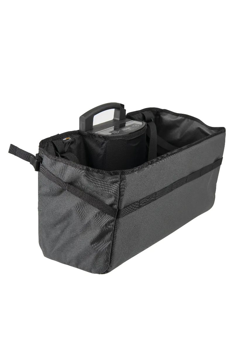 Brompton Electric Bike Basket Bag - Dark Grey-1