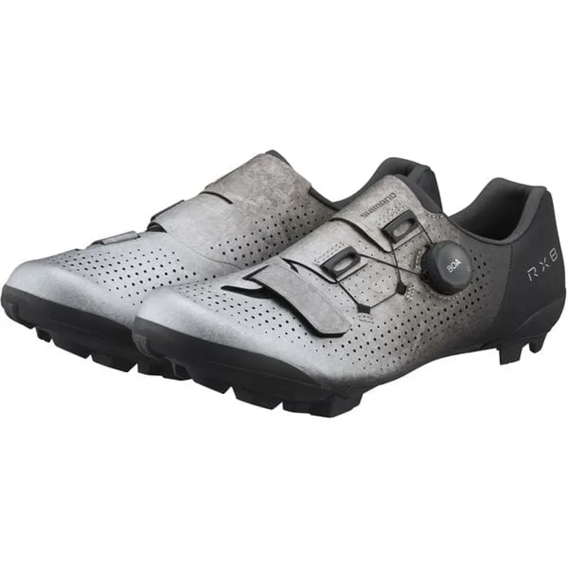 Shimano RX8 Men's Gravel Road Shoes - Silver-4