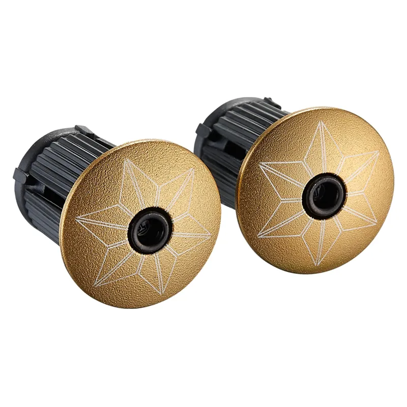 Supacaz Bling Bar Tape - Gold + Ano Gold Plugs-2
