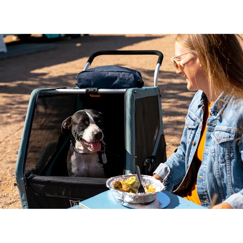 Burley Bark Ranger XL Pet Trailer - Blue-7