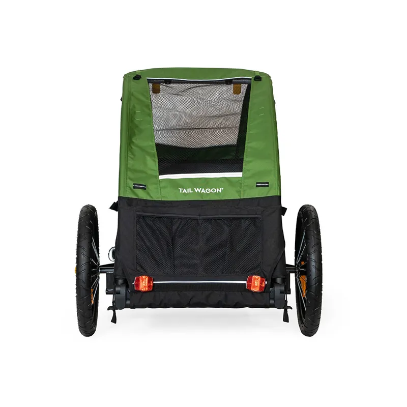 Burley Tail Wagon Pet Trailer - Green-1