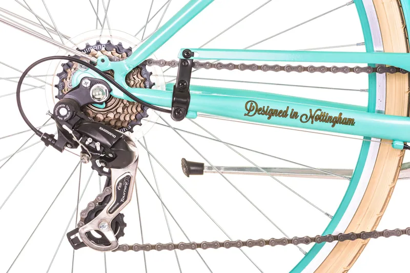 Raleigh Caprice Womens 2019 Hybrid Bike - Mint-4