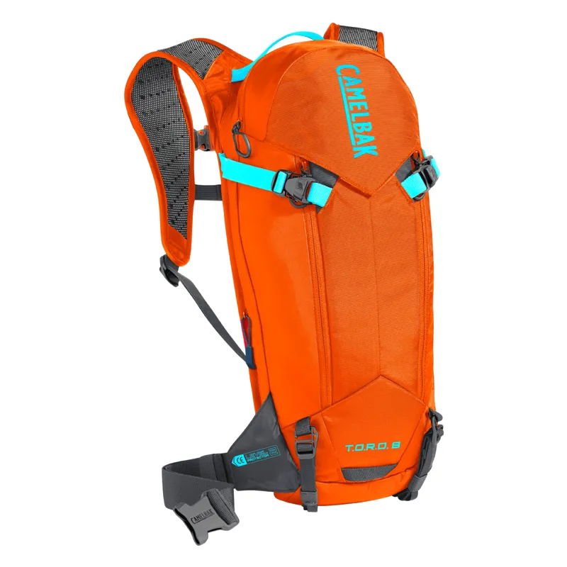 Camelbak Toro Protector 8 Dry Hydration Pack - Orange/Charcoal - 5+3L