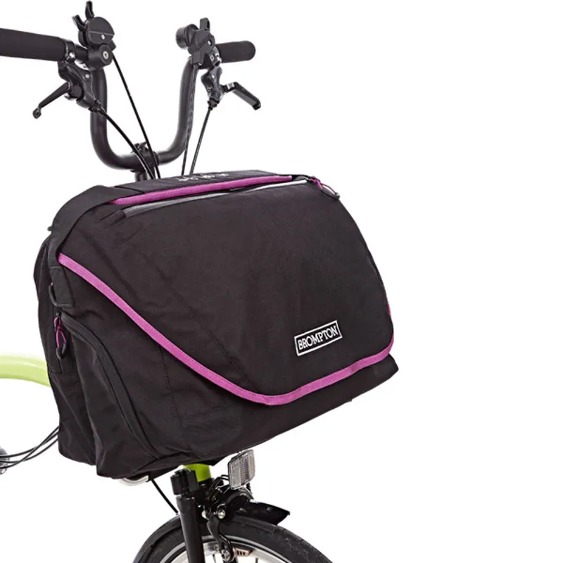 Brompton C Bag Handlebar Bag - Black/Berry Crush-4