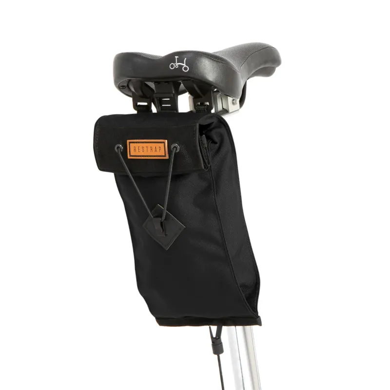 Restrap  Large City Saddle Bag - 2L - Black