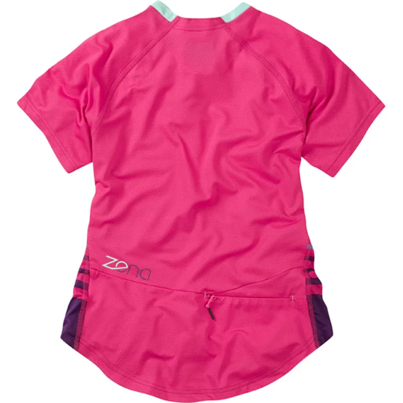 Download Madison Zena Womens Short Sleeve Jersey - Rose Red £34.99