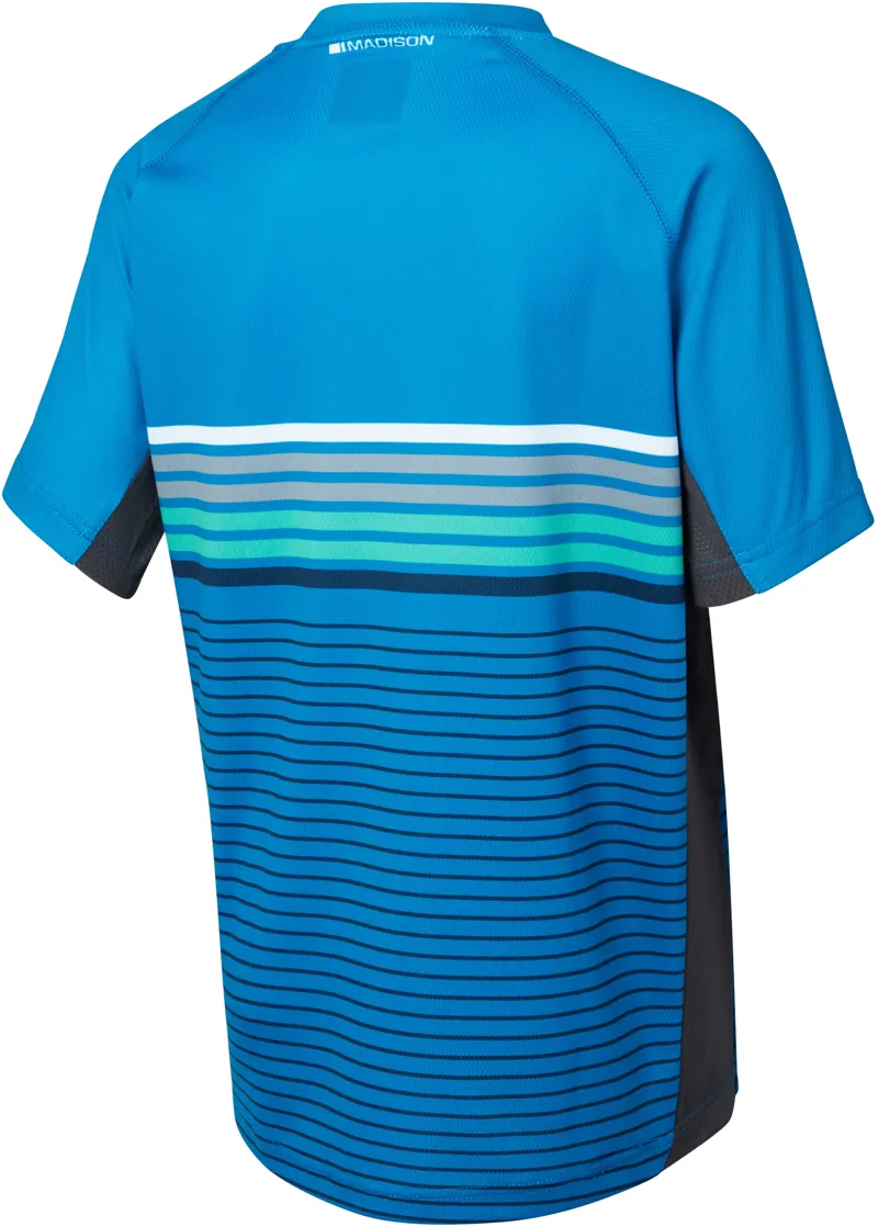 Madison Zen Youth Short Sleeve Jersey - Blue - Age 13-14-1