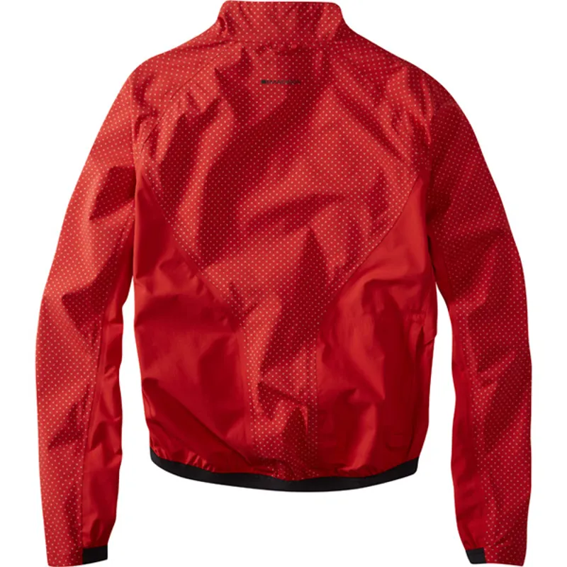 Madison Sportive Hi-Viz Waterproof Jacket - Flame Red Reflective-1