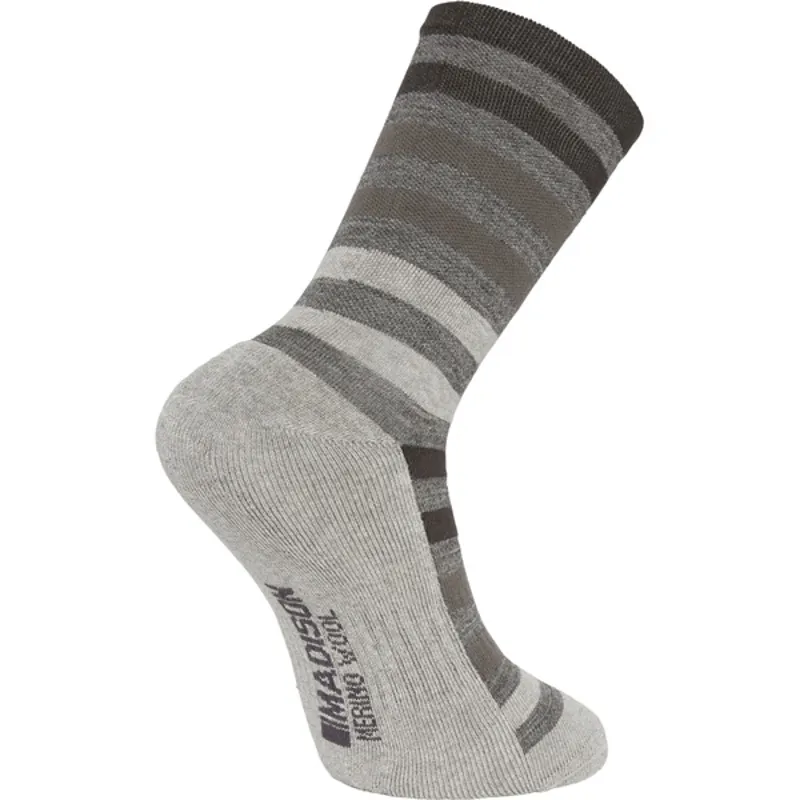 Madison Isoler Merino 3-Season Sock - Dark Shadow Fade-1