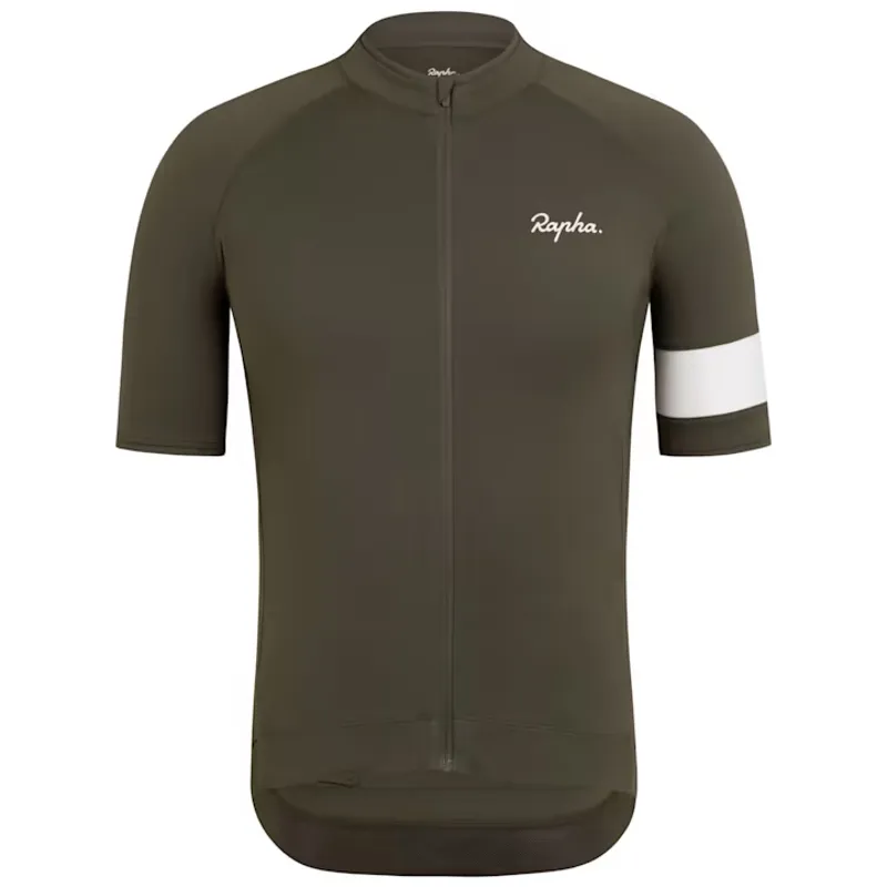 Rapha Core Men's Short Sleeve Jersey - Dark Green