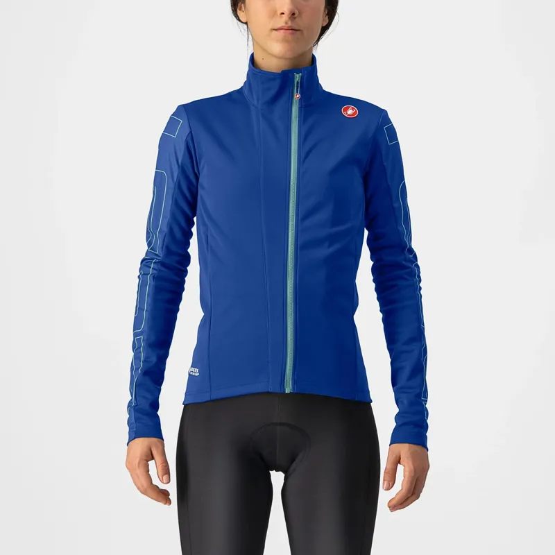 Castelli Transition Women's Jacket - Sodalite Blue/Sterling Blue