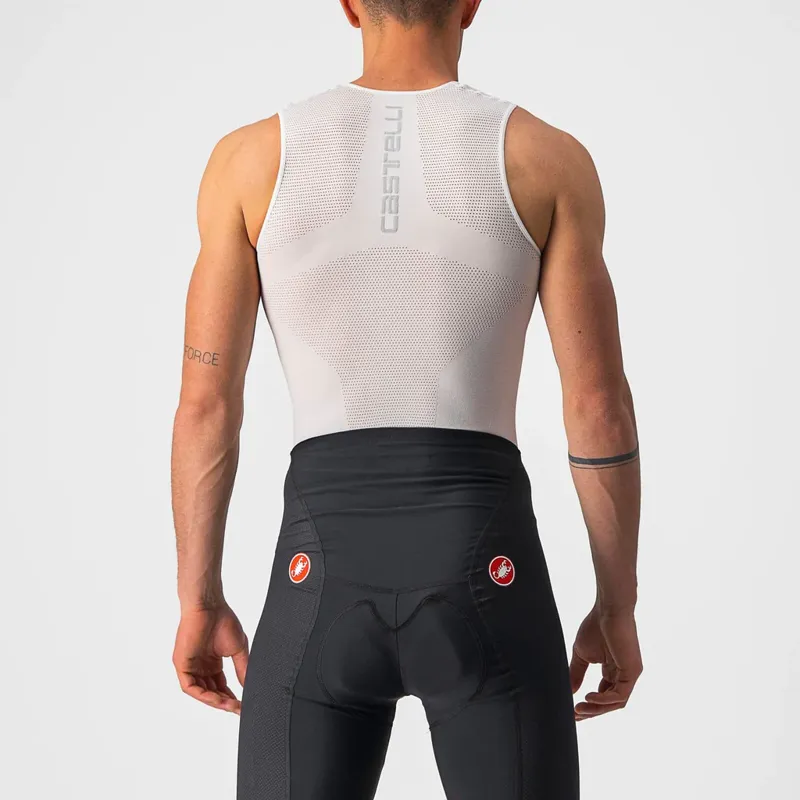 Castelli Core Seamless Men's Sleeveless Base Layer - White-1