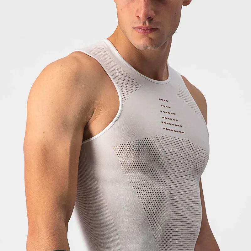 Castelli Core Seamless Men's Sleeveless Base Layer - White-3