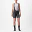 Castelli Prima Women's Bib Shorts - Dark Grey/Soft Orange