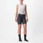 Castelli Prima Women's Lycra Shorts - Dark Grey/Soft Orange