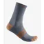 Castelli Superleggera T 12 Men's Socks - Steel Blue/Bronze