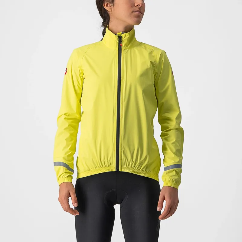 Castelli Emergency 2 Women's Rain Jacket - Brilliant Yellow