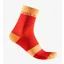 Castelli Velocissima 12 Women's Socks - Hibiscus/Soft Orange
