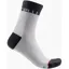 Castelli Velocissima 12 Women's Socks - White/Dark Grey