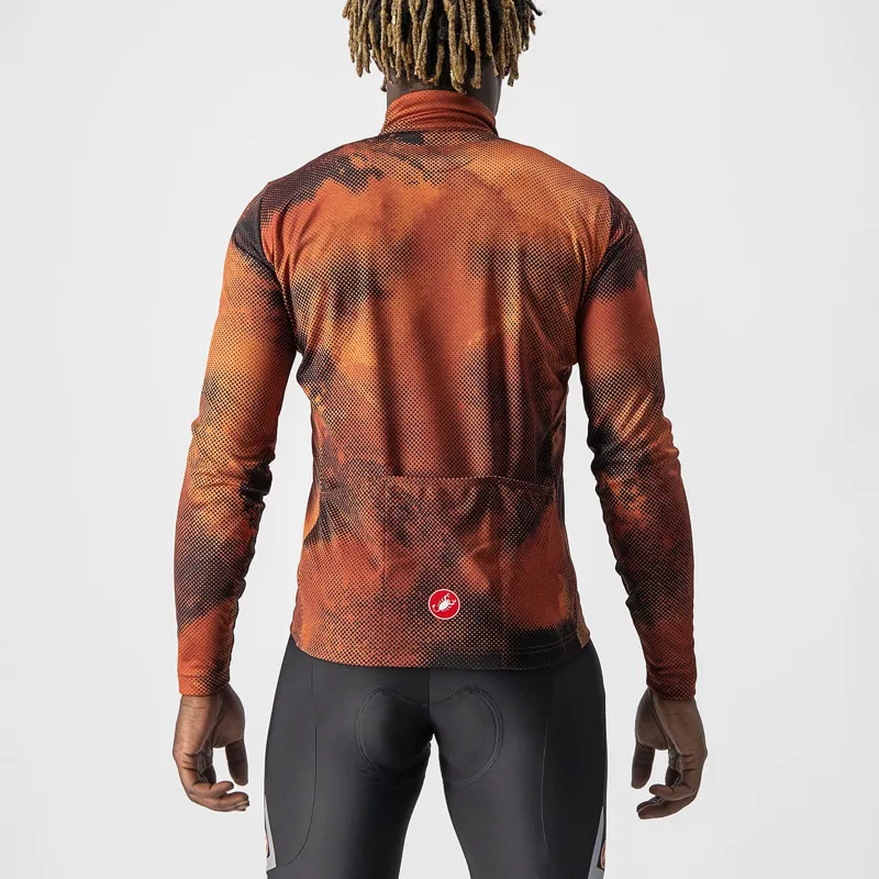 Castelli Ventaglio Long Sleeve Men's Jersey - Fuoco-1