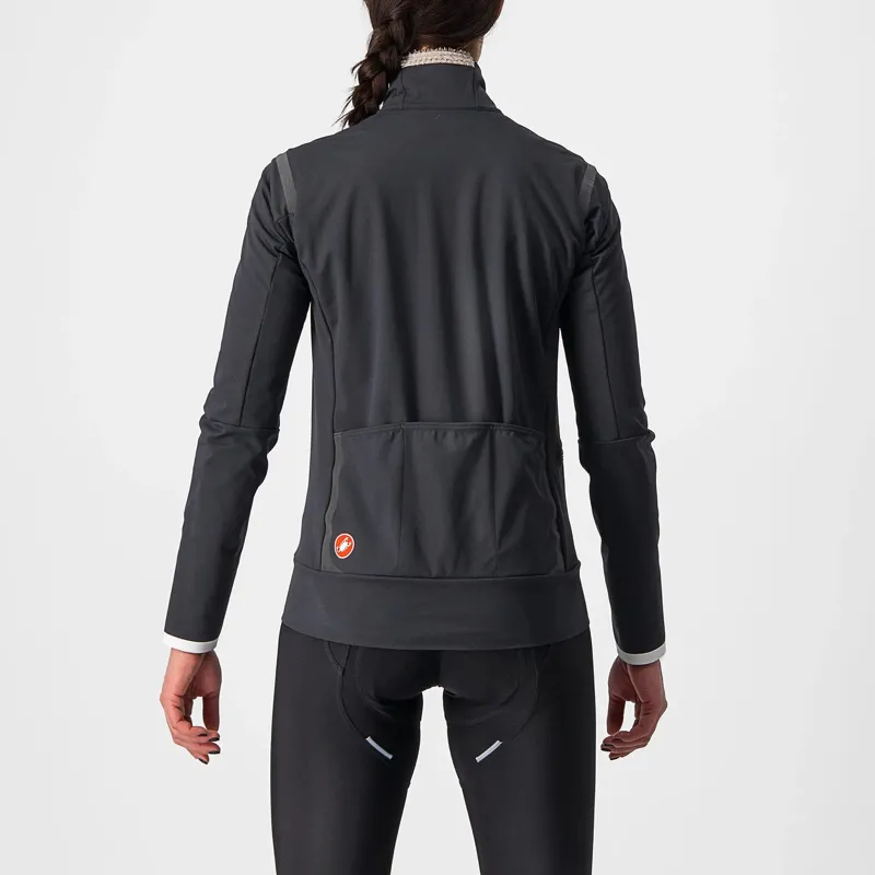 Castelli Alpha Ultimate Insulated Women's Jacket - Light Black/White-1