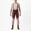 Castelli Free Aero RC Classic Men's Bib Shorts - Bordeaux/Ivory