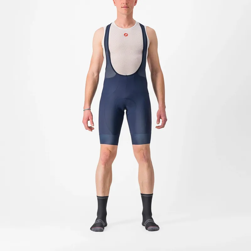 Castelli Entrata 2 Men's Bib Shorts - Belgian Blue