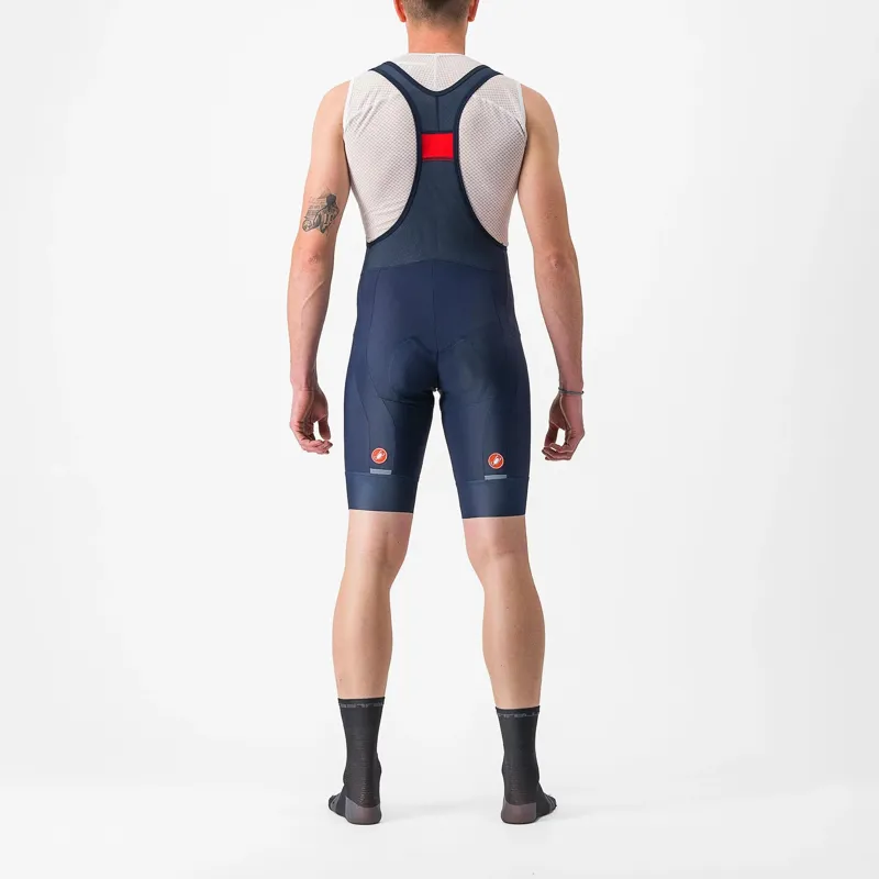 Castelli Entrata 2 Men's Bib Shorts - Belgian Blue-1
