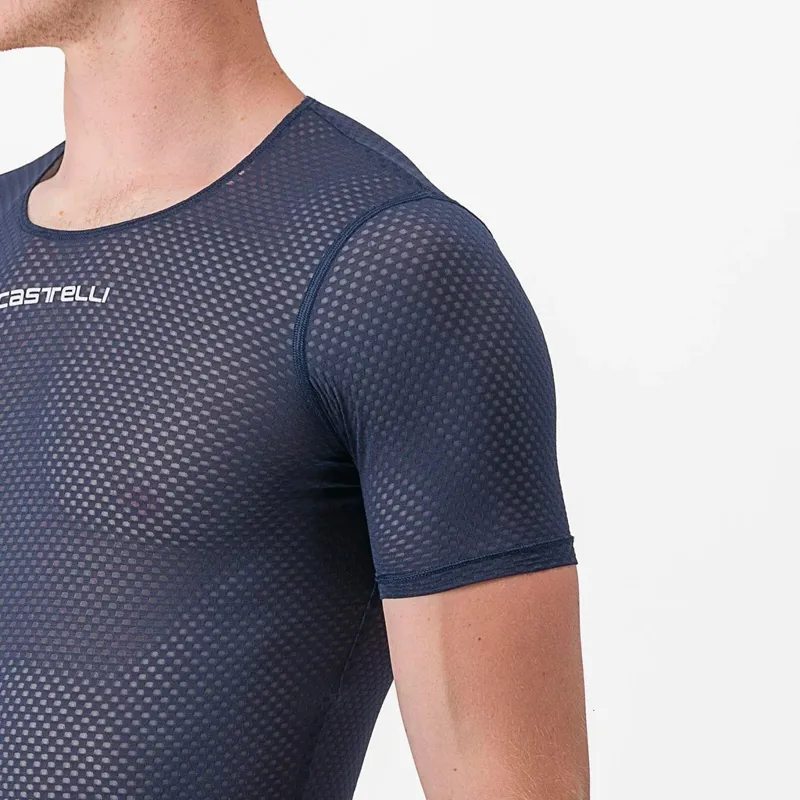 Castelli Pro Mesh 2.0 Men's Short Sleeve Base Layer - Belgian Blue-2