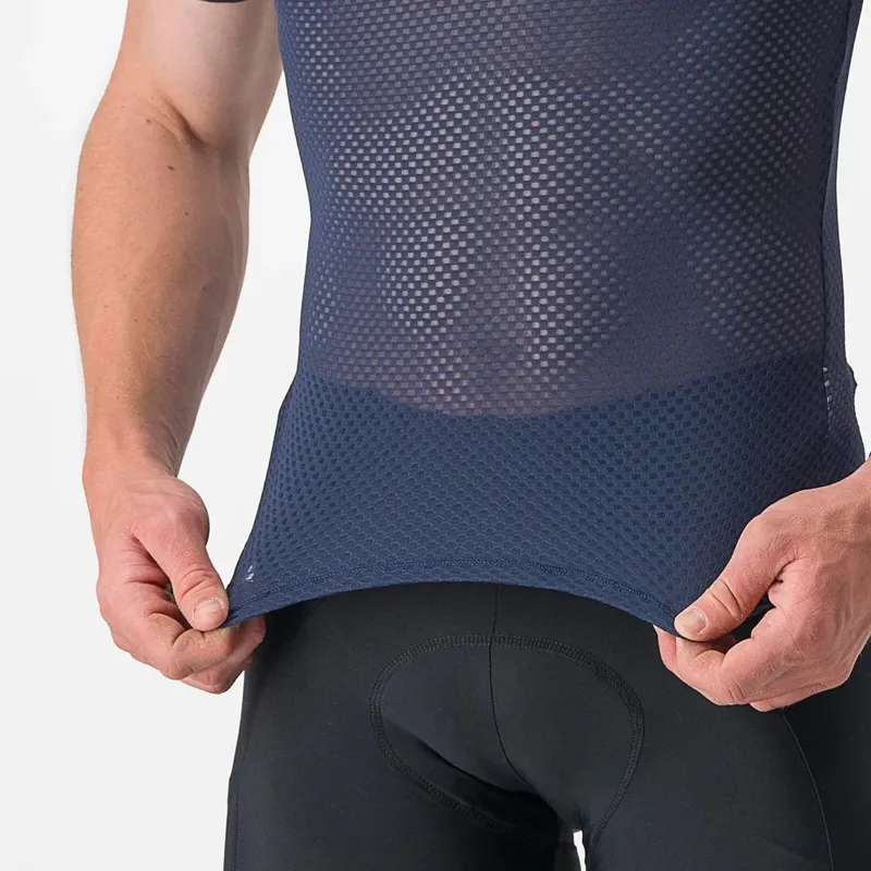 Castelli Pro Mesh 2.0 Men's Short Sleeve Base Layer - Belgian Blue-3