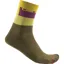 Castelli Blocco 15 Men's Socks - Defender Green