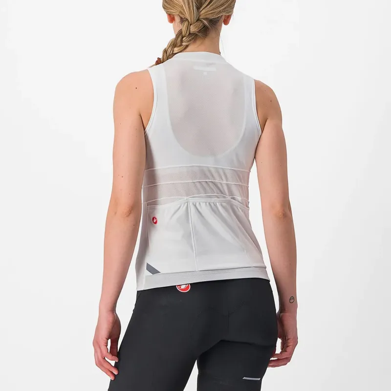 Castelli Anima 4 Sleeveless Women's Jersey - Ivory/Light Black-1