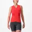 Castelli Anima 4 Sleeveless Women's Jersey - Hibiscus/Soft Orange